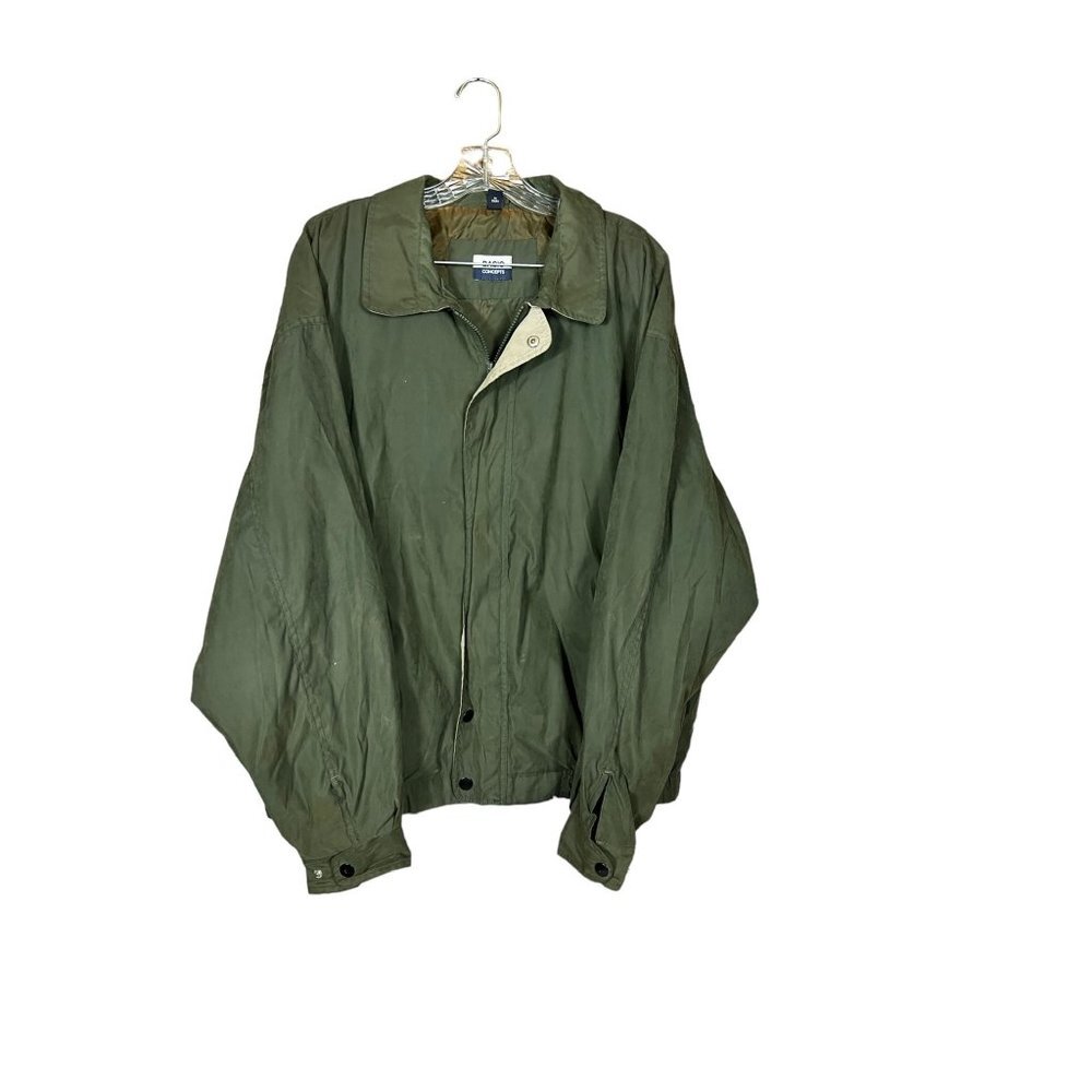 Basic Concepts Men's Dark Green Jacket - image 1